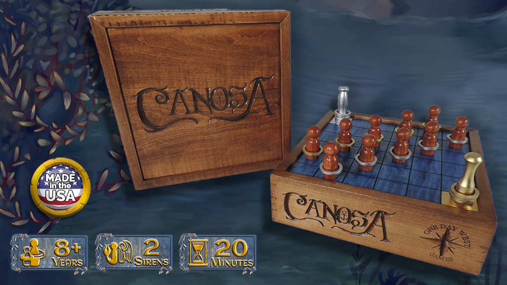 Canosa - Deluxe Wooden Board Game (Make 100) by One Day West Games —  Kickstarter
